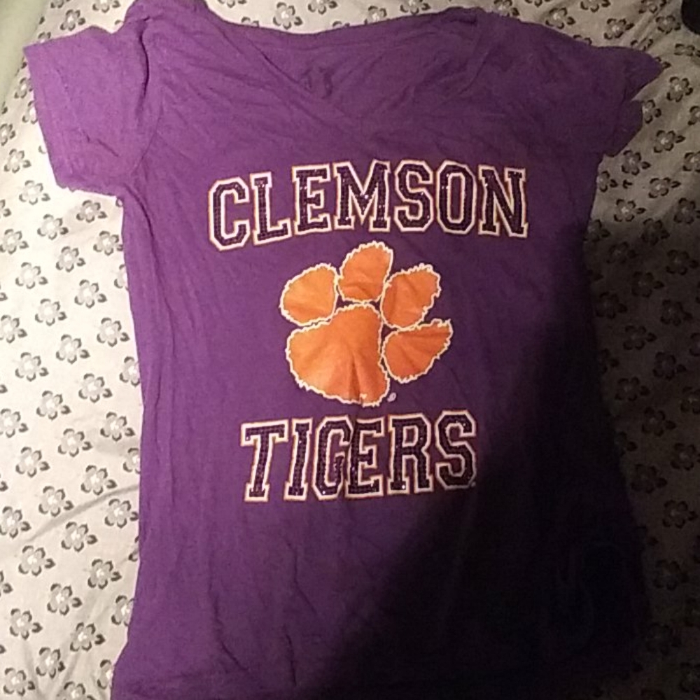 Purple Clemson Tigers t-shirt